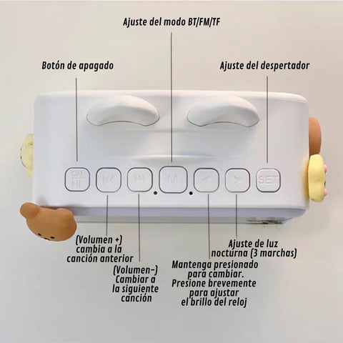 Image of Reloj Despertador Parlante Kawai